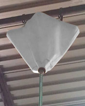 Ceiling leak diverter